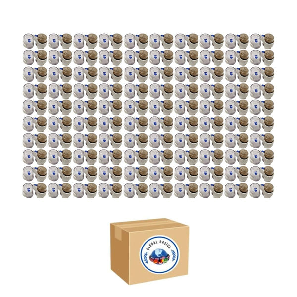 Global Basics Bulk MINI PREFILLED Salt & Pepper Shaker Sets | 12 Pairs of Personal-Sized, Prefilled, Disposable Salt & Pepper Shakers (12)