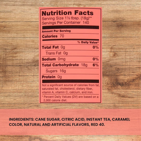 Global Basics 4C Iced Tea Lemon Flavored Powdered Drink Mix | Pack of 2 | 82.6 oz Per Canister - 165.2 oz TOTAL | Includes A Global Basics Reusable Straw Set! (Lemon)