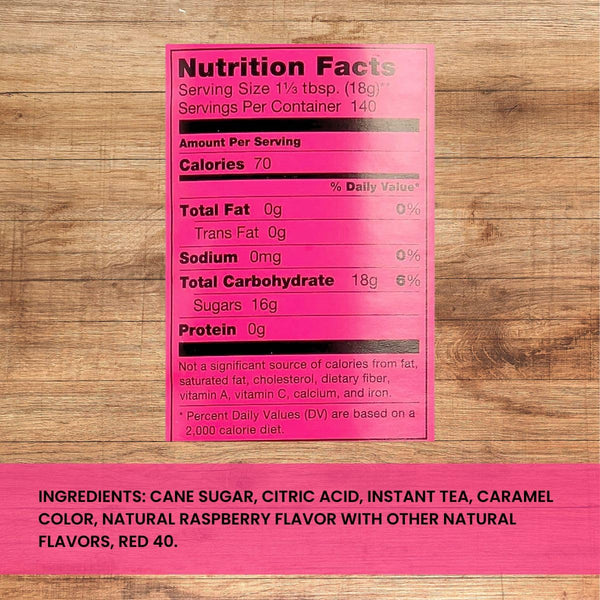 Global Basics 4C Iced Tea Lemon Flavored Powdered Drink Mix | Pack of 2 | 82.6 oz Per Canister - 165.2 oz TOTAL | Includes A Global Basics Reusable Straw Set! (Lemon)