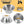GLOBAL BASICS Vaso de condimento de acero inoxidable de 1.5 onzas, 12 tazas de salsa redondas, capacidad de 1.5 onzas, 12 tazas en total (12, 1.5 onzas)