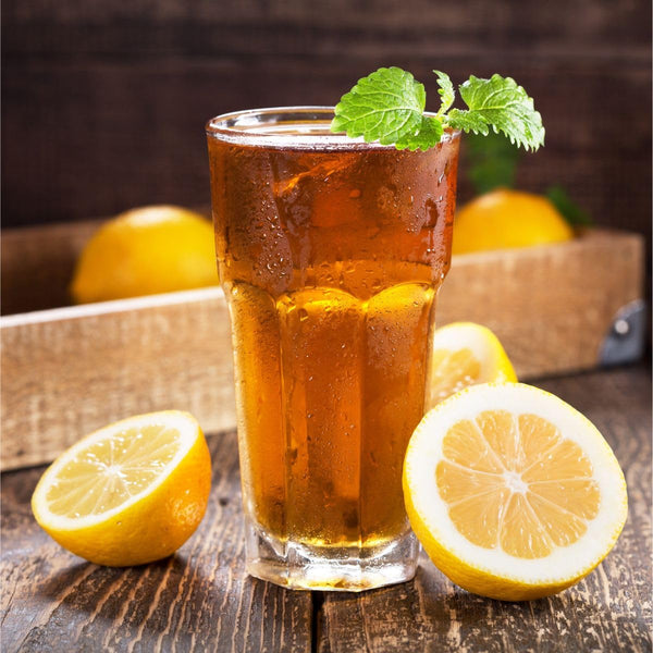 Global Basics 4C Iced Tea Lemon Flavored Powdered Drink Mix | Pack of 2 | 82.6 oz Per Canister - 165.2 oz TOTAL | Includes A Global Basics Reusable Straw Set! (Lemon)