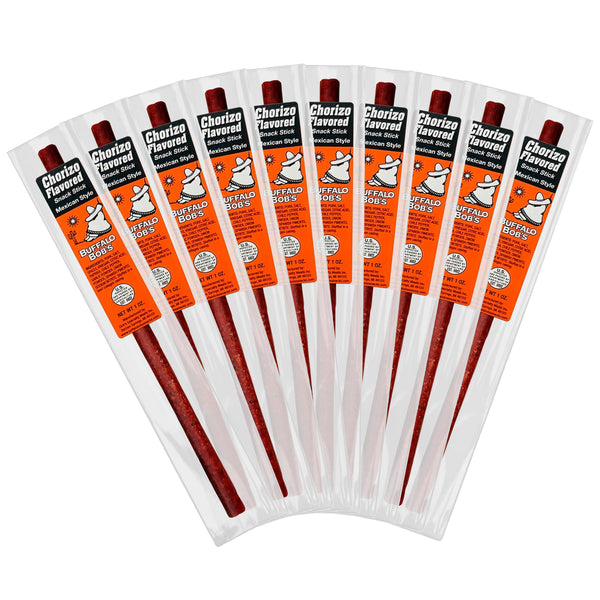 Buffalo Bob's Wild Game Meat Sticks - Jerky Sticks 10 Pack
